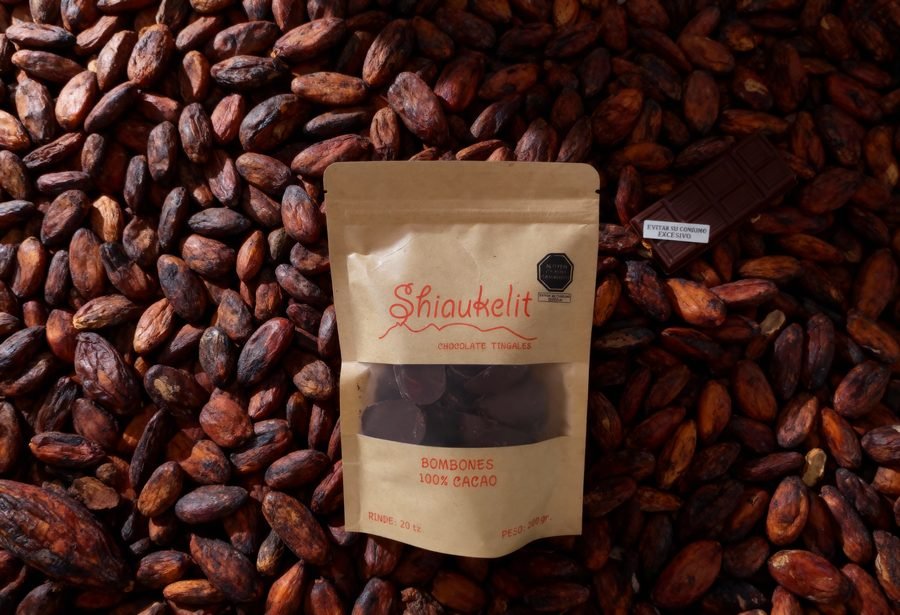 Bombones de cacao puro para taza Shiaukelit